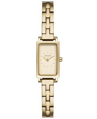 Skagen Women's Hagen Micro Quartz Two-Hand Gold Stainless Steel 31mm - Macy's | Macy's