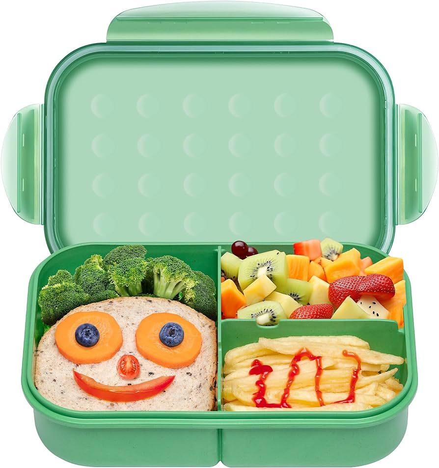 Itopor® Lunch Box,Natural Wheat Fiber Materials,Ideal Bento Box for Kids and Adults,Leak Proof K... | Amazon (US)