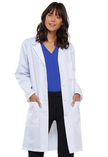 Cherokee 40 Inch Unisex Lab Coat, White, X-Large | Amazon (US)