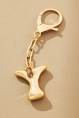 Bubble Letter Monogram Bag Charm | Anthropologie (US)