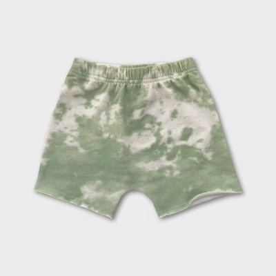 Grayson Mini Toddlers Boys' French Terry Pull-On Shorts - Green | Target