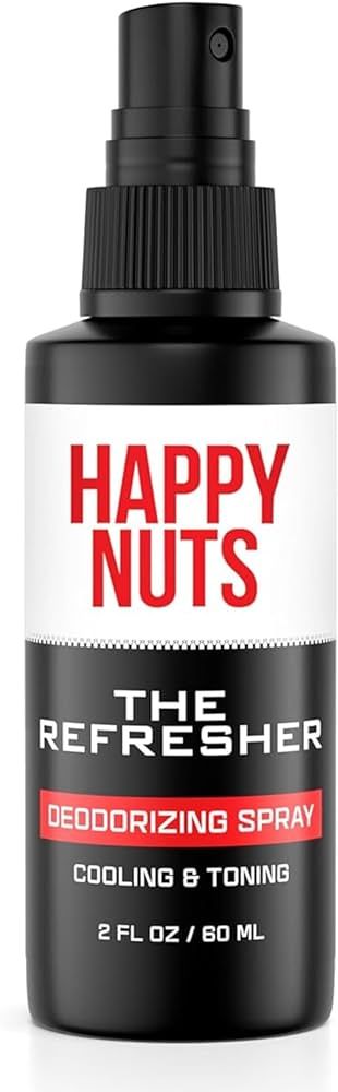 Happy Nuts The Refresher Men's Ball Deodorant Spray - Cooling, Toning, Deodorizing Body Spritz - ... | Amazon (US)