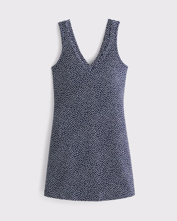 YPB sculptLUX V-Neck Mini Dress | Abercrombie & Fitch (US)