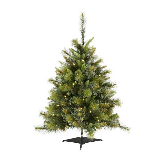 Cashmere Pine Pre-lit LED Tabletop Christmas Tree - Walmart.com | Walmart (US)