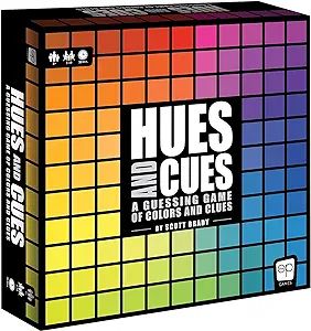 HUES and CUES | Vibrant Color Guessing Game Perfect for Family Night | Connect Clues and Colors T... | Amazon (US)