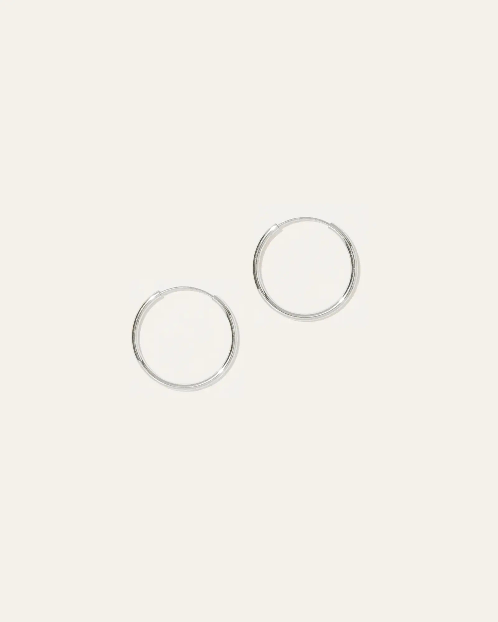 14k Gold Everyday 14mm Hoops | Quince