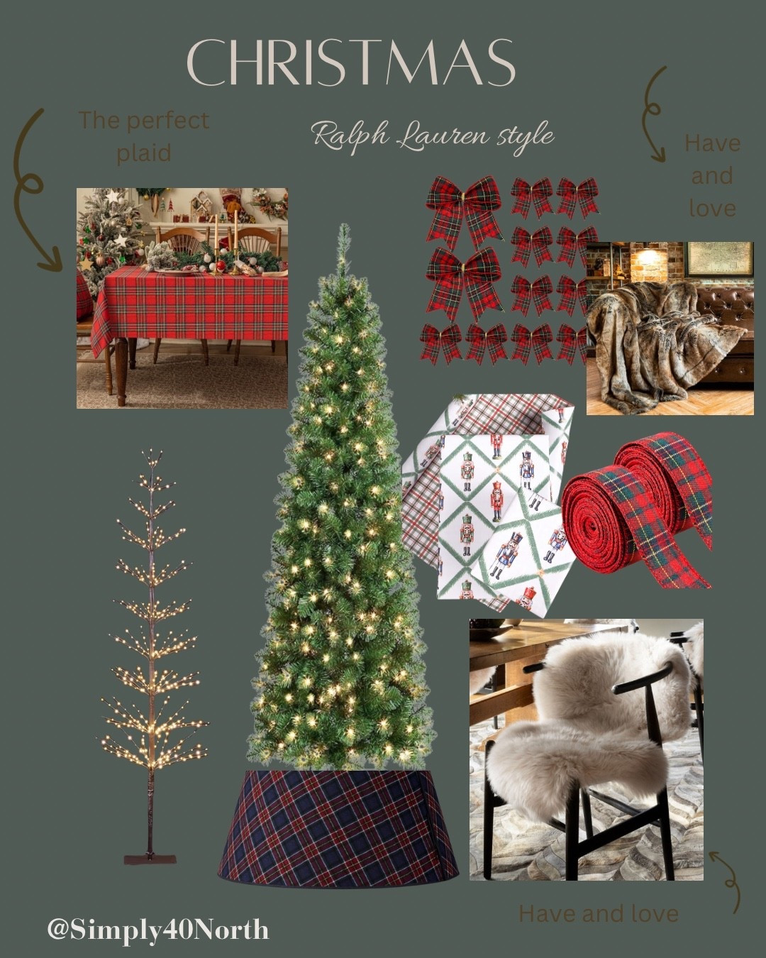 I think my theme this year will be a little bit of Ralph Lauren like style.  

#LTKSeasonal #LTKHoliday