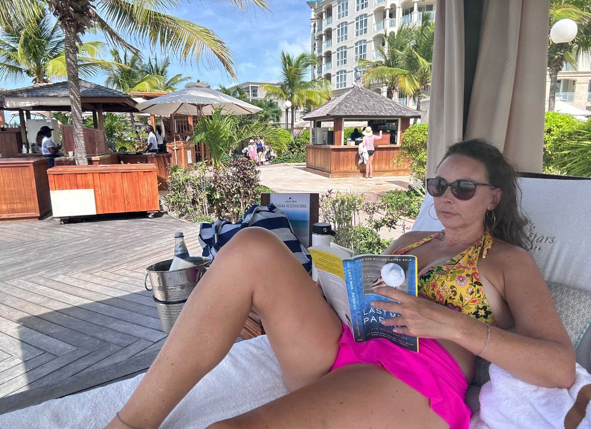 Cabana and a book? Yes, please! 

#LTKSwim #LTKOver40 #LTKFindsUnder50