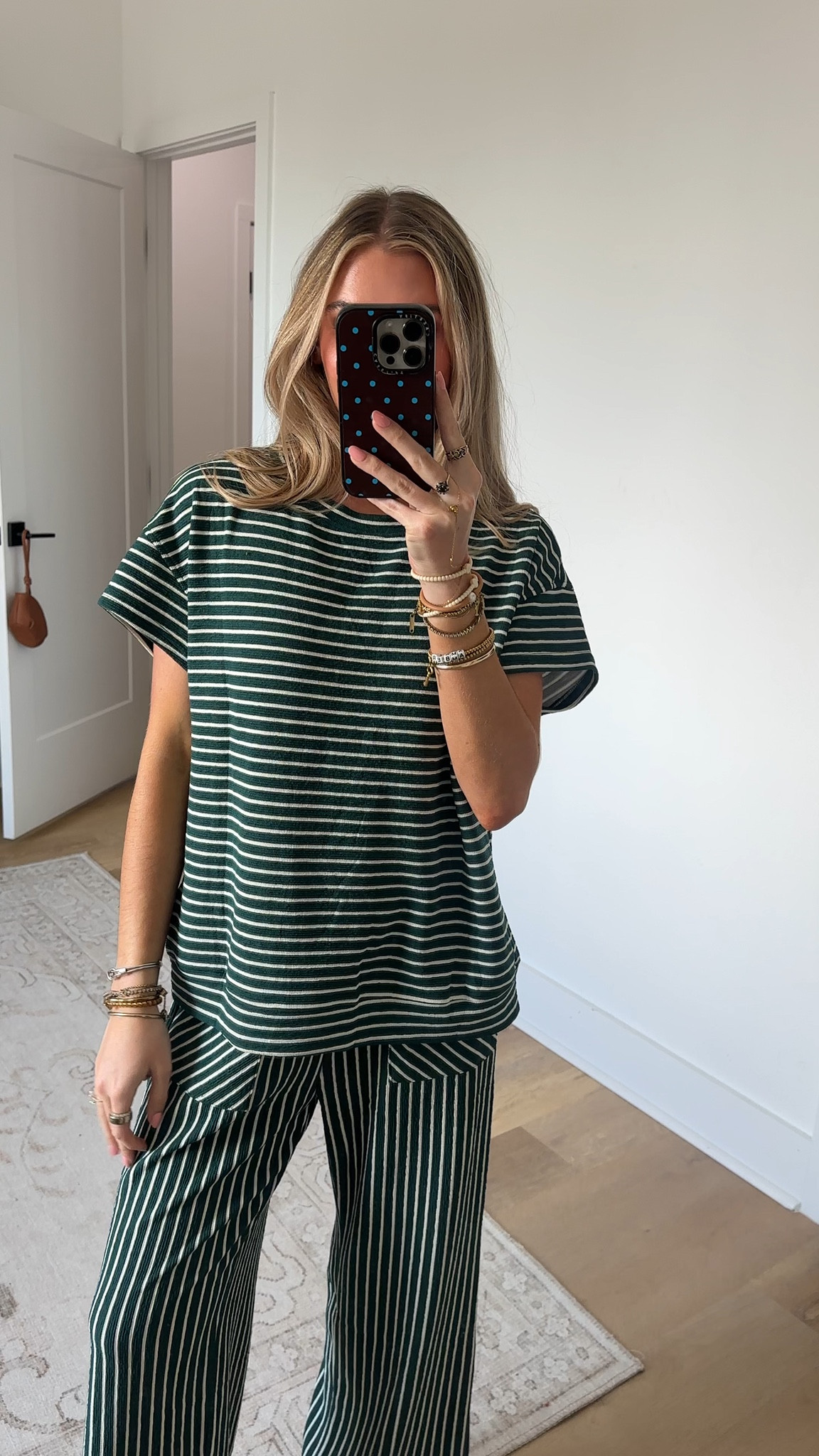 Amazon size small Tankaneo Womens Striped 2 Piece Sets Short Sleeve T Shirts Wide Leg Pants Matching Lounge Set with Pockets

#LTKootd #LTKSaleAlert #LTKdayinmylife