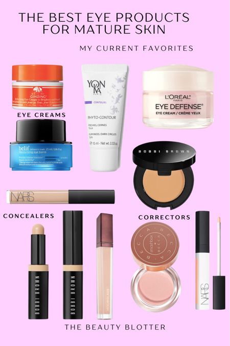 My favorite eye products to prep, correct, and conceal the under eye area for mature skin. 

#LTKbeauty #LTKstyletip