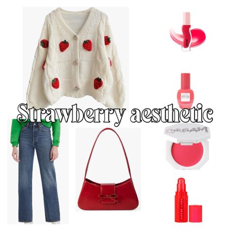 Strawberry girl aesthetic 

Strawberry aesthetic. Hailey Bieber fashion. Summer aesthetic. Red bag. Levis jeans. Amazon finds. 

#LTKFindsUnder100 #LTKStyleTip #LTKBeauty