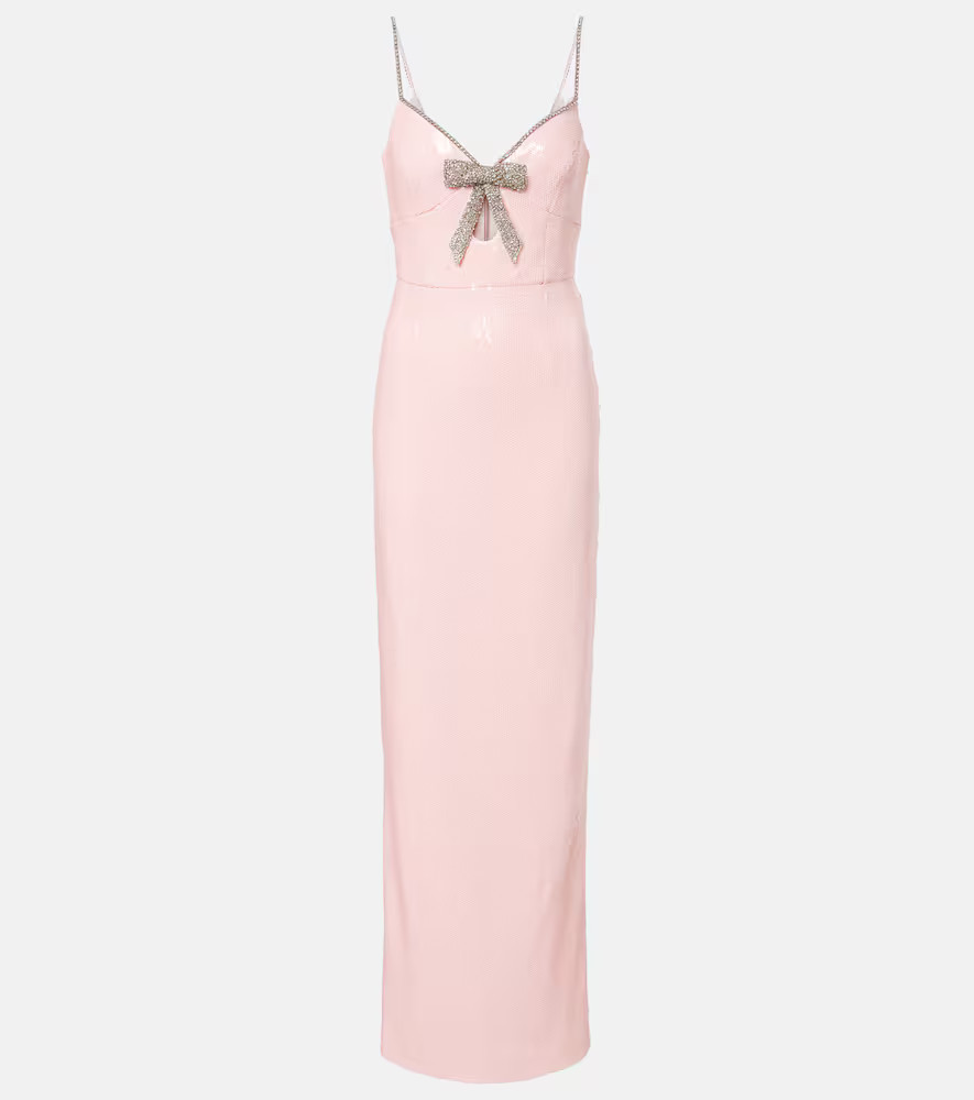 Rebecca Vallance Lena bow-detail sequined gown | Mytheresa (US/CA)