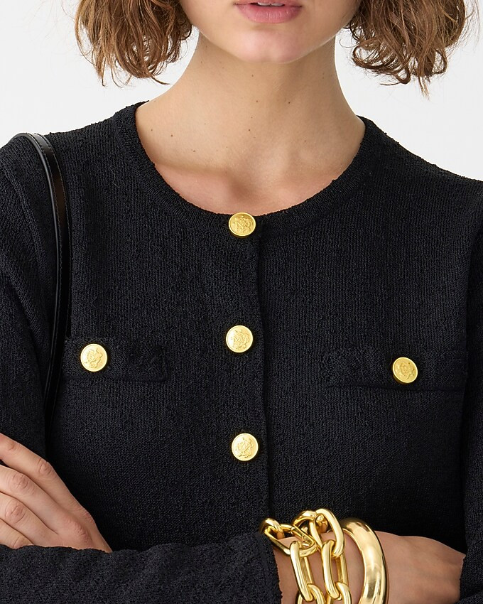 Cropped lady jacket in textured bouclé | J. Crew US