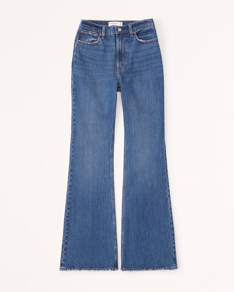 Women's High Rise Vintage Flare Jean | Women's Bottoms | Abercrombie.com | Abercrombie & Fitch (US)