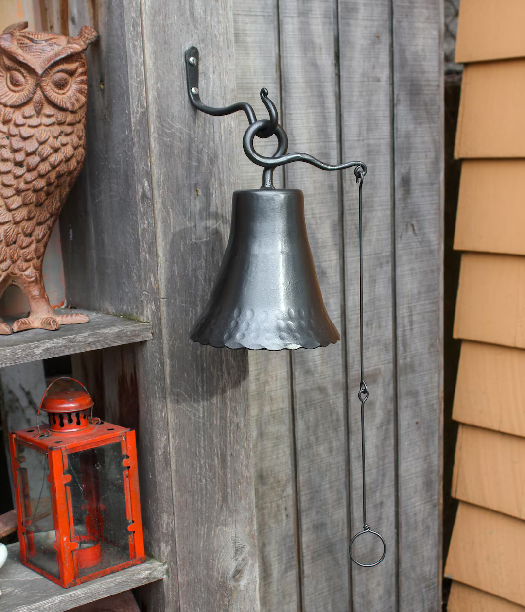 Wrought Iron Bell With Hanging Hook, Medium - Etsy | Etsy (US)