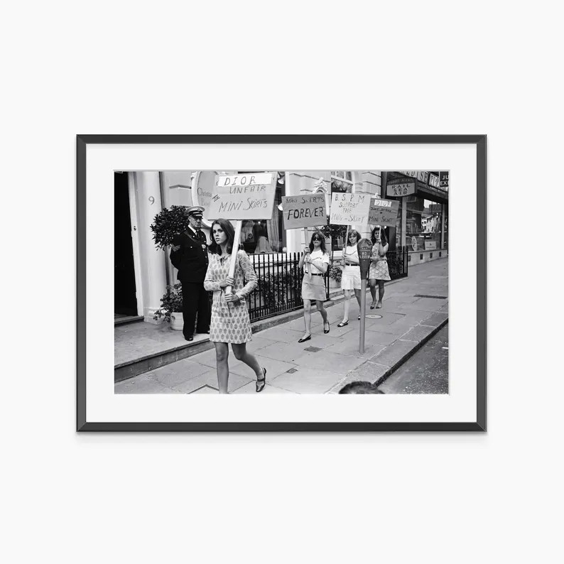 Mini Skirts Forever, Photography Prints, Feminist Poster, Vintage Prints, Black and White Wall Ar... | Etsy (US)