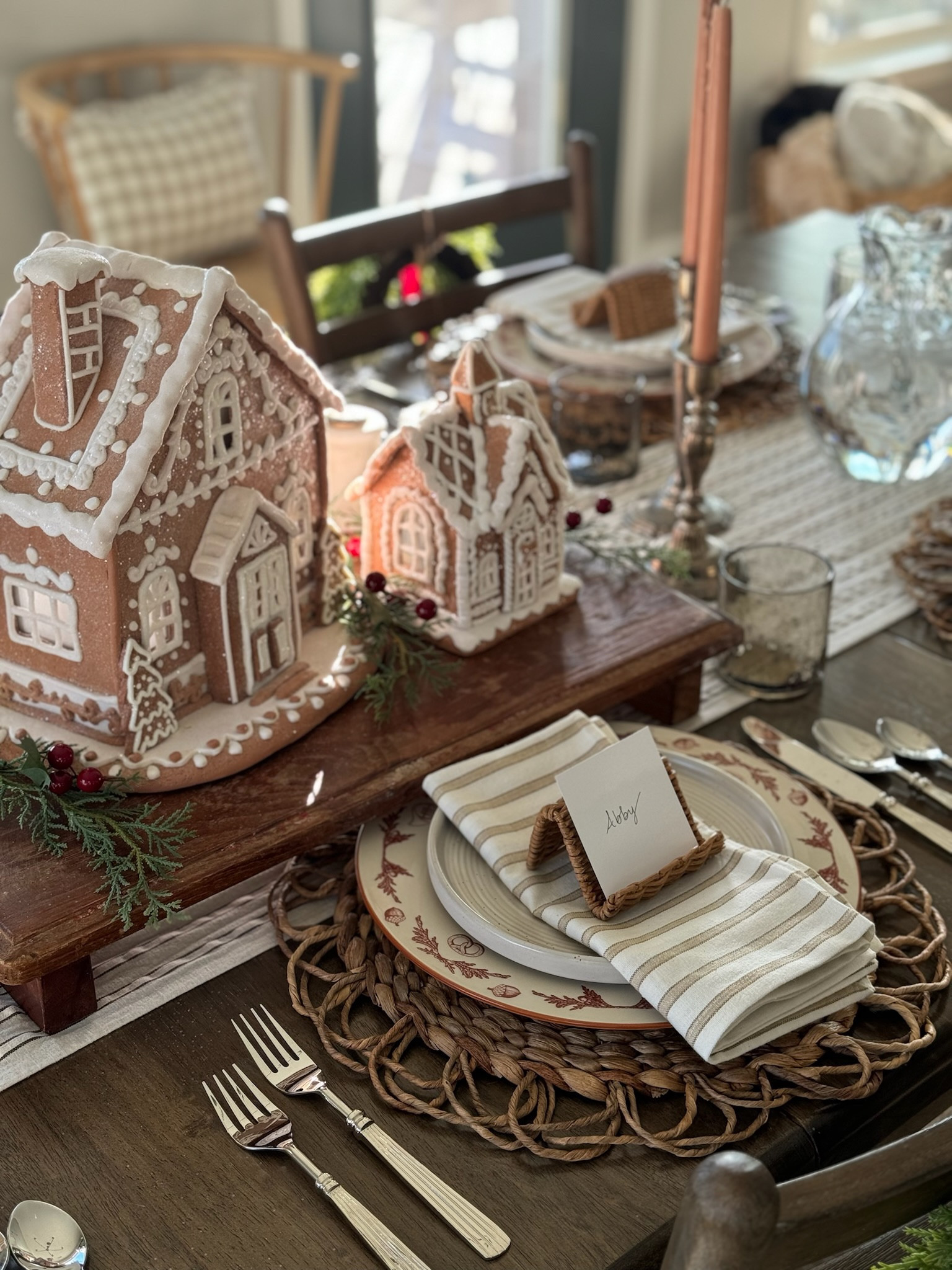 A curated holiday tablescape! I’m loving all of these pieces. A mix of various retailers, but everything pairs effortlessly together! 

#LTKHome #LTKStyleTip #LTKHoliday