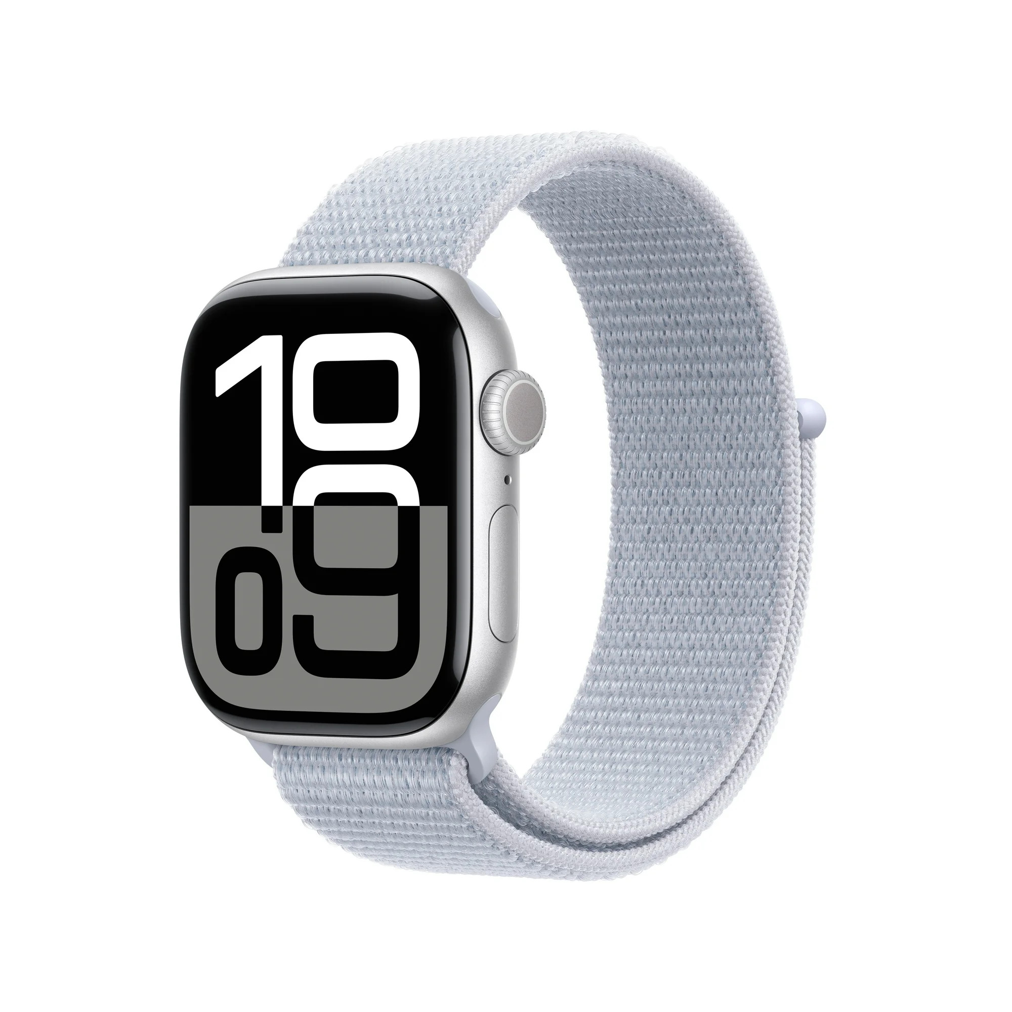 Apple Watch Series 10 GPS 42mm Silver Aluminum Case with Blue Cloud Sport Loop | Walmart (US)