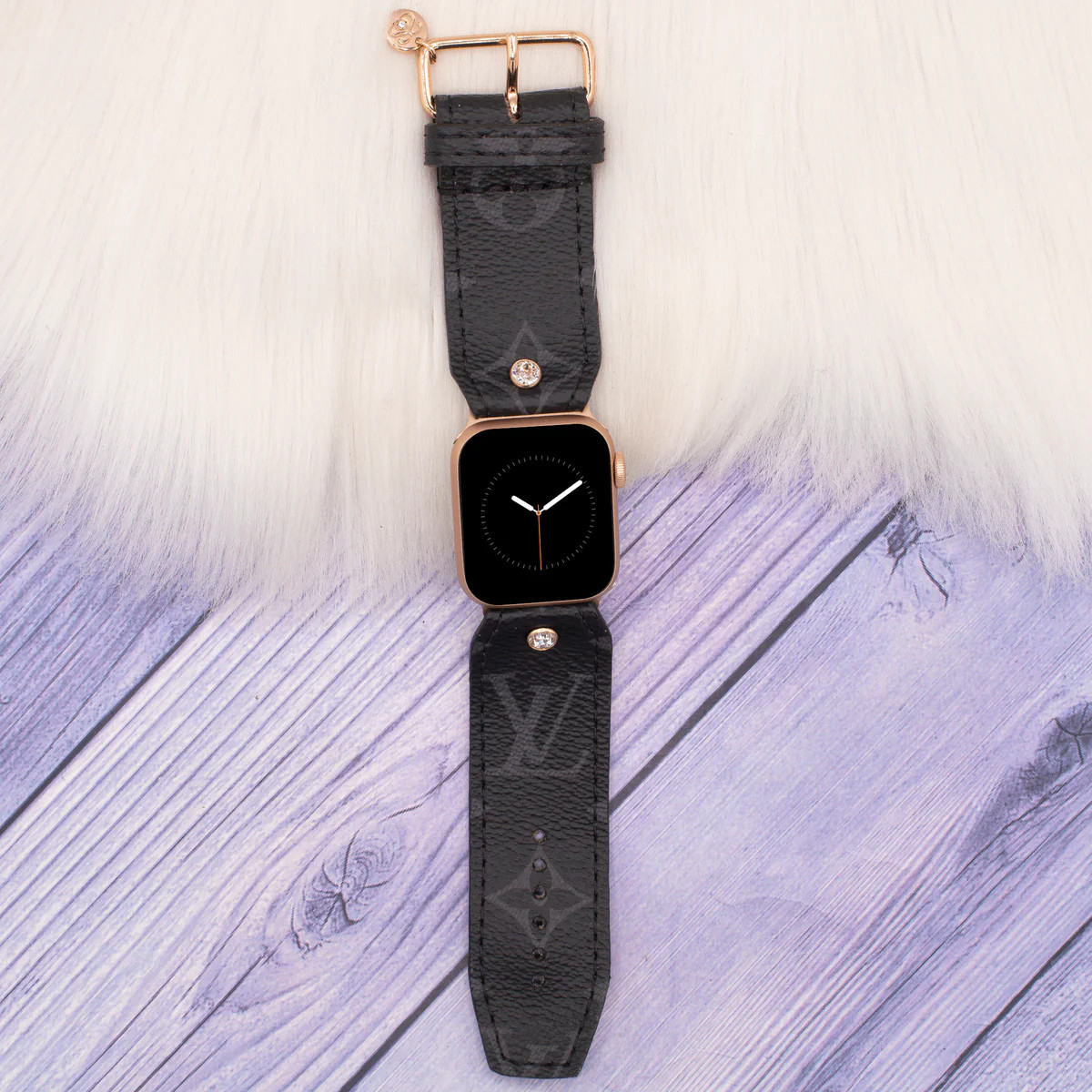 Upcycled LV Eclipse Customizable Watchband | Sparkl