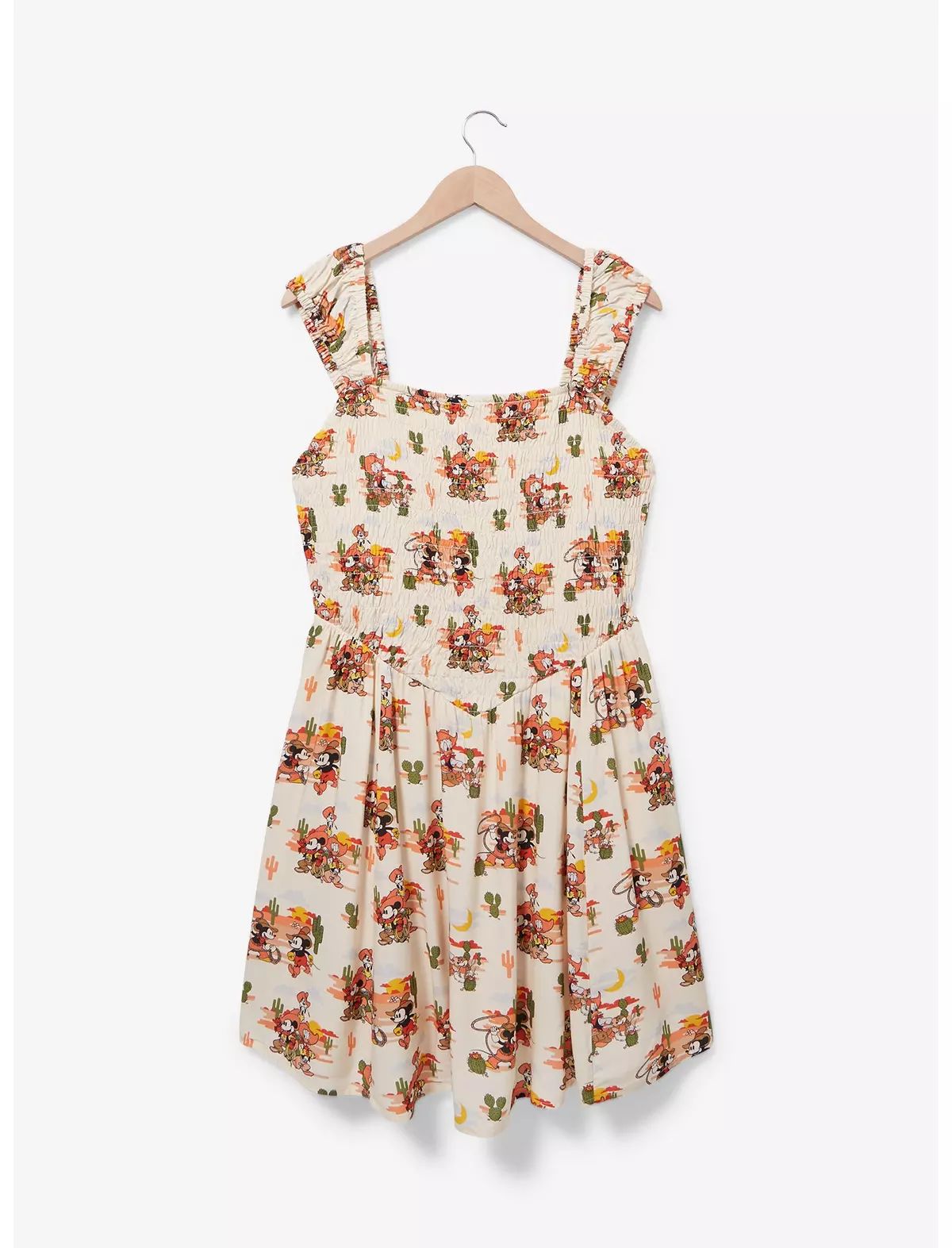 Disney Mickey Mouse and Friends Western Plus Size Smock Dress — BoxLunch Exclusive | BoxLunch