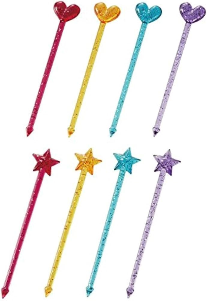 Food Picks Bento Lunch Accessories Colorful Brilliantly Long Picks Heart Star | Amazon (US)
