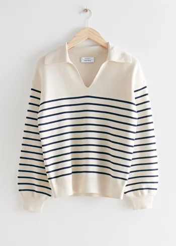 Relaxed Collared Sweater | & Other Stories US