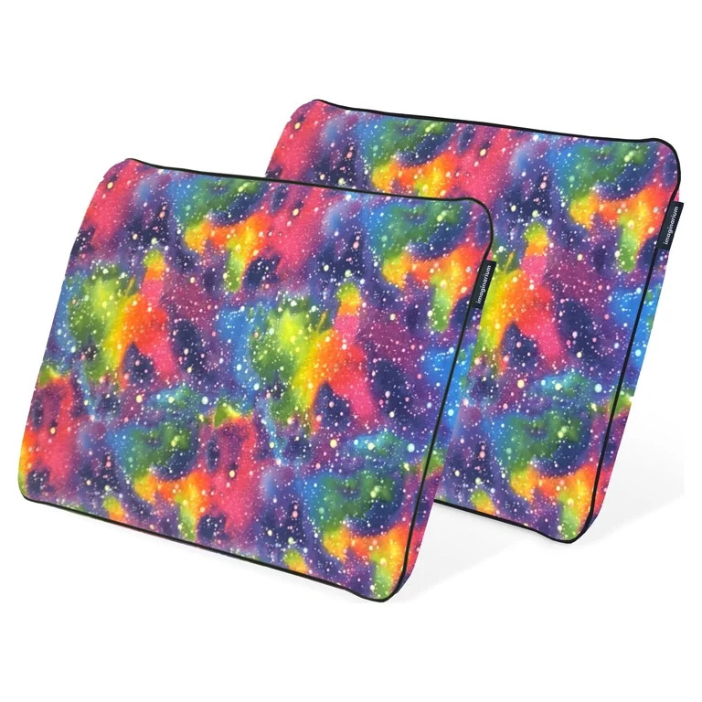 Memory Foam Fun Pillow with Cool-to-the-Touch Cover, Standard/Queen, Celestial, 2 Pack | Walmart (US)