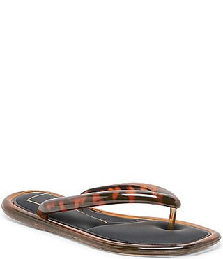 Dolce Vita Jozey Tortoise Print Jelly Thong Sandals -  9 | Dillard's
