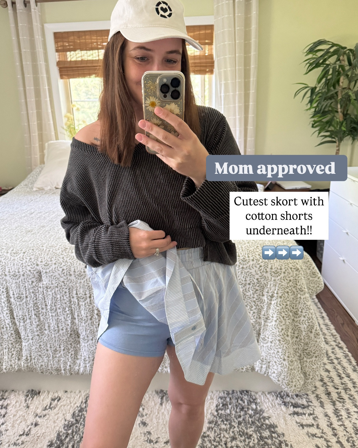 How cute is this outfit for Spring and summer?

Wearing size medium in the skort / boxer shorts!! 165lbs

Mom outfit, mom style, skort, boxer shorts, mom fashion, casual outfit, skirt outfit, skort outfit, spring outfit, spring fashion, aerie

#LTKMidsize #LTKSeasonal #LTKSaleAlert