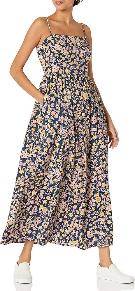 Amazon Brand - Goodthreads Women's Georgette Smock-Back Cami Maxi Dress | Amazon (US)
