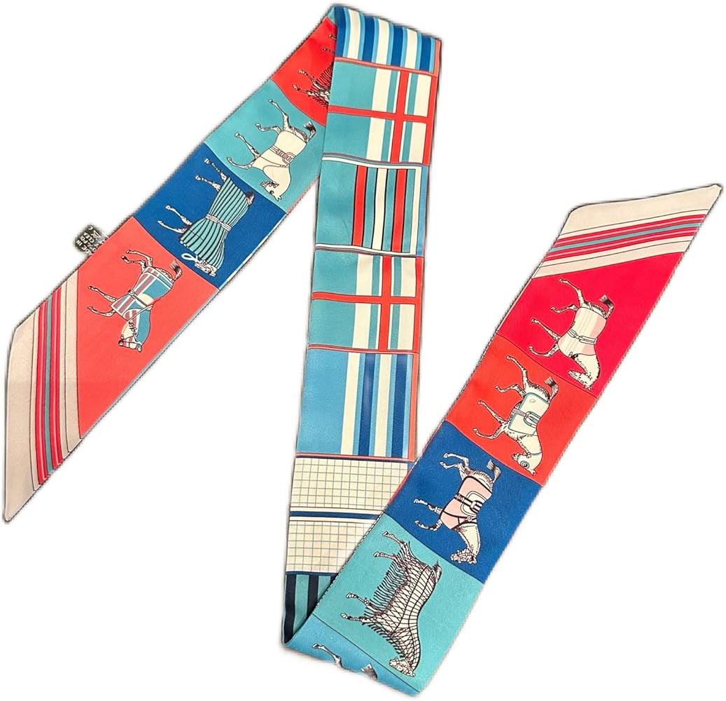 Horse Skinny Scarf for Women - Bag, Purse, Handbag, Hair, Handle, Accessory, Gift | Amazon (US)