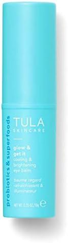 TULA Skin Care Glow & Get It Cooling & Brightening Eye Balm | Dark Circle Under Eye Treatment, In... | Amazon (US)