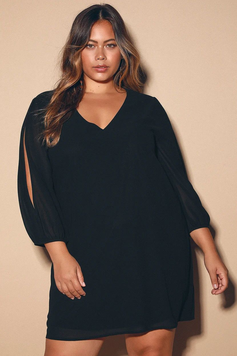 Shifting Dears Black Long Sleeve Dress | Lulus (US)