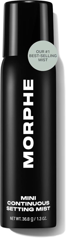 Morphe Mini Continuous Setting Mist - Micro-Fine, Travel Size Makeup Setting Spray with a Natural... | Amazon (US)