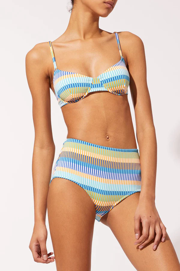 The Ginger Top TECHNICOLOR MOSAIC | Solid & Striped