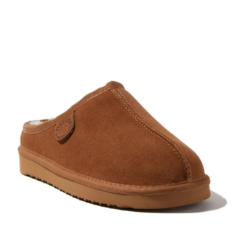 Fireside By Dearfoams Women's Greta Genuine Shearling Clog Slipper - Walmart.com | Walmart (US)