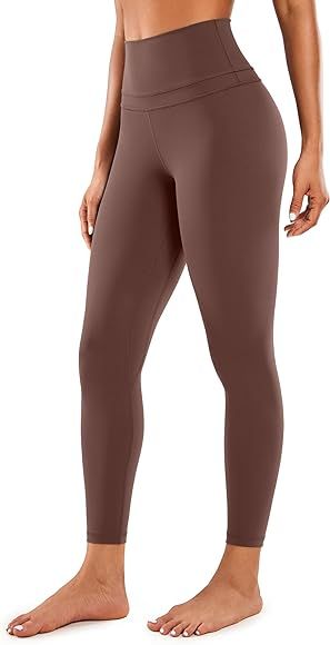 CRZ YOGA Womens Naked Feeling Workout 7/8 Yoga Leggings 25 Inches - High Waist Tight Pants | Amazon (US)