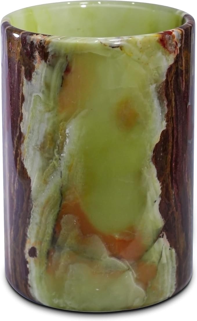 Handmade Luxury Green Calcite ChampagneWine Cooler Bucket and Utensils Holder, Best for Kitchen A... | Amazon (US)