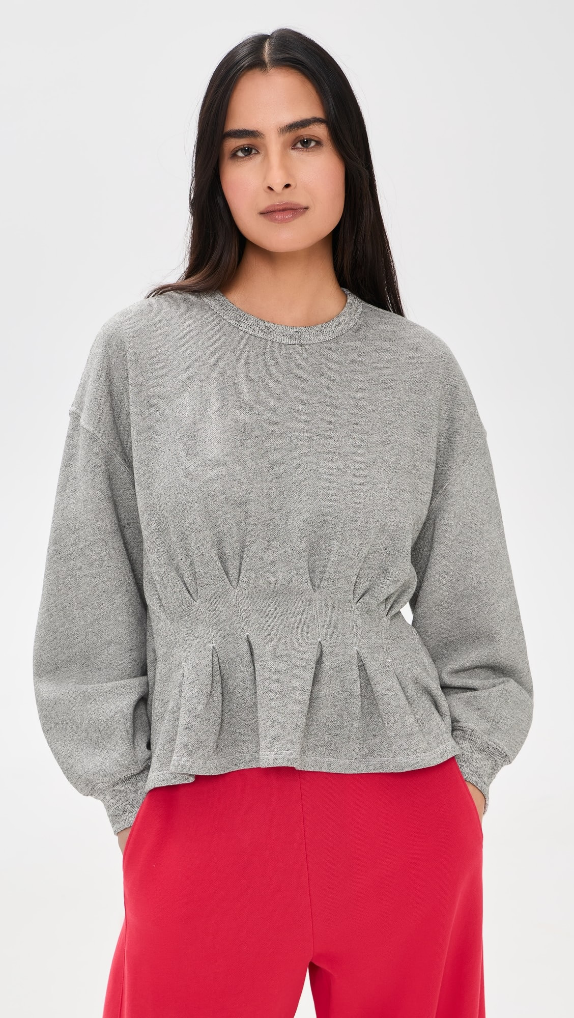 The Slouchy Corset Sweatshirt | Shopbop