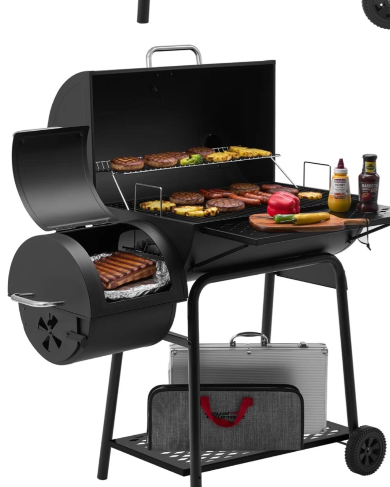 Royal Gourmet 28” barrel with smomer and front table @Wayfair

#LTKHome #LTKSeasonal #LTKSaleAlert