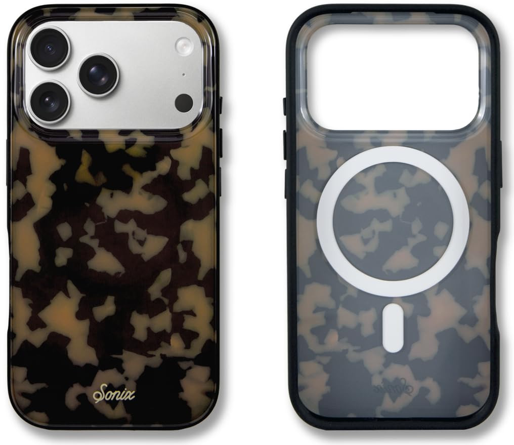 Sonix Case for iPhone 17 Pro | Compatible with MagSafe | 10ft Drop Tested | Tortoiseshell | Brown... | Amazon (US)