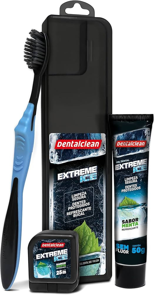 Kit Premium Extreme Ice Dentalclean, Dentalclean, Preta | Amazon (BR)