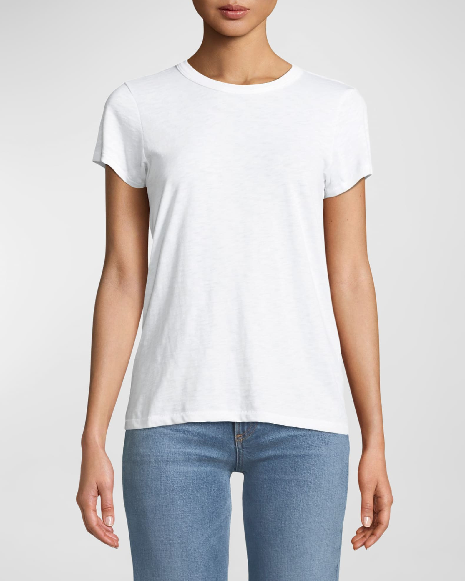 Rag & Bone Slub Crewneck Tee | Neiman Marcus
