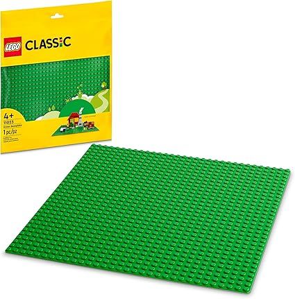 LEGO Classic Green Baseplate 11023 Building Toy Set for Preschool Kids, Boys, and Girls Ages 4+ (... | Amazon (US)