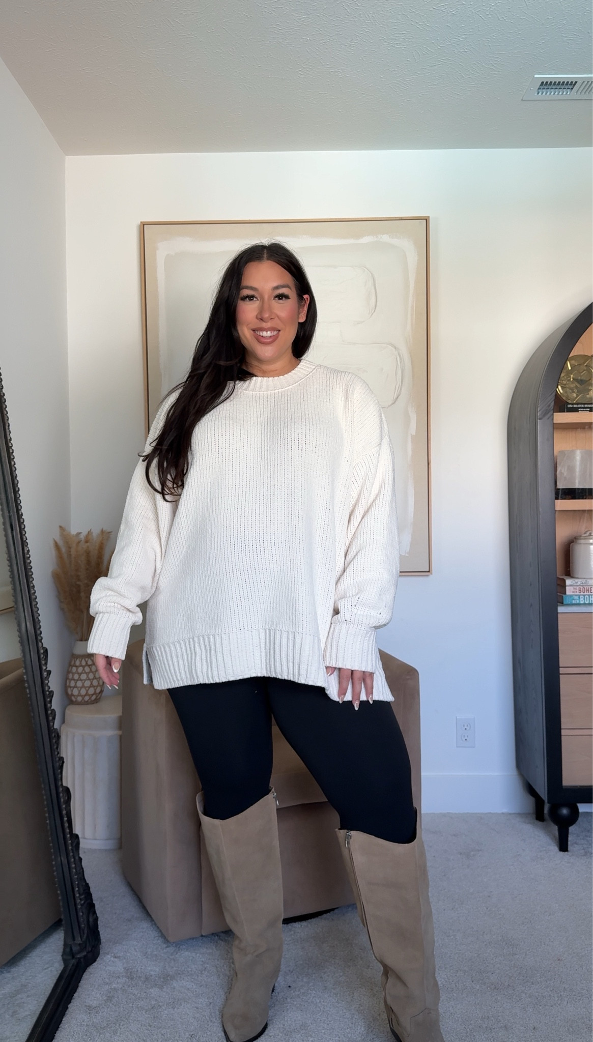 Wearing a size XL top and XL long sweats - use code BONNIE20
-
-
-
Midsize fall outfit, fall style, fall trends, loungewear outfit, comfy outfit, drop off outfit

#LTKMidsize #LTKSaleAlert #LTKHoliday