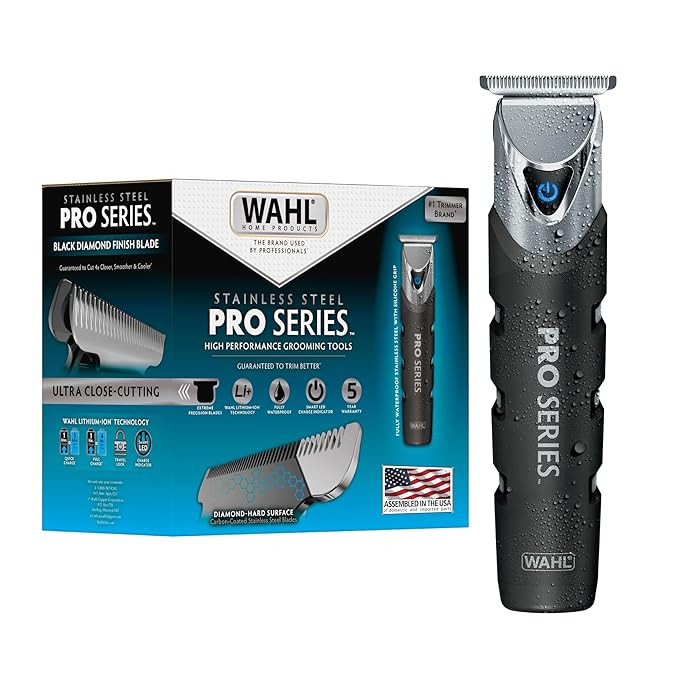 Wahl USA Pro Series Forever BladeTM Stainless Steel Cordless Rechargeable Beard Trimmer for Men w... | Amazon (US)