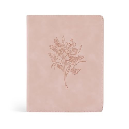 Hosanna Revival, New Living Translation, Notetaking Bible, Wide Margins, Pink Leather-like Cover with Floral Design, Title: Shiloh Theme | Amazon (US)