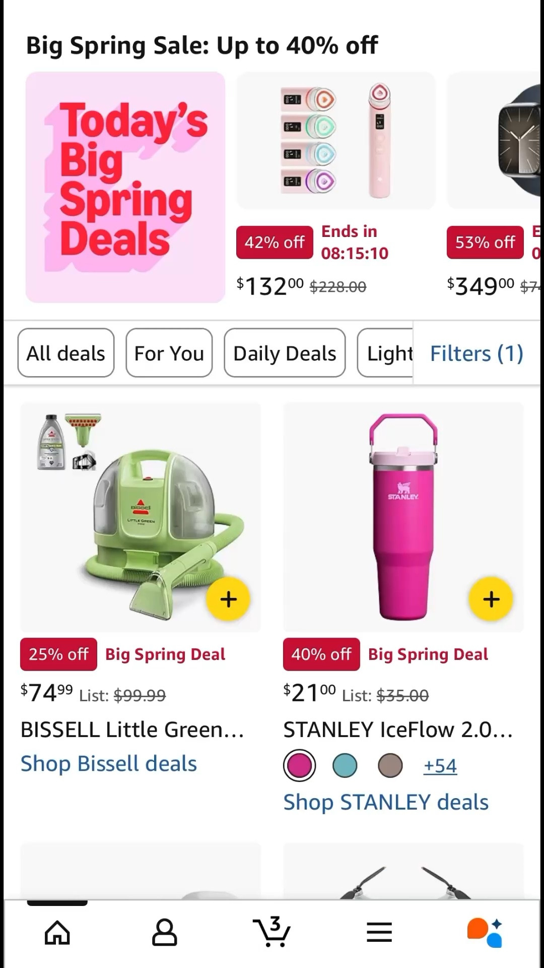 Amazon’s Big Spring Sale has arrived! Save up to 40% off on select items! 

Check out my  mAmazon Spring sale product list for bestsellers and my personal favorites! 

Many deals have a limited quantity. Get them while you can!

Keywords: sale, spring sale, deals, bestsellers, household electronics, garden, outdoor, photo, ice cream, coffee, shoes, purse, vacuum, floor

#LTKSaleAlert #LTKSeasonal #LTKHome