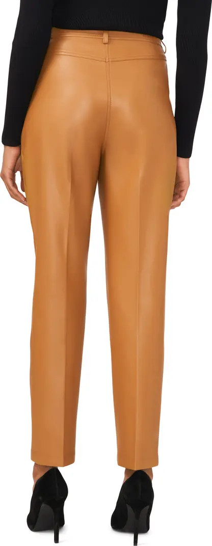 Straight Leg Faux Leather Trousers | Nordstrom