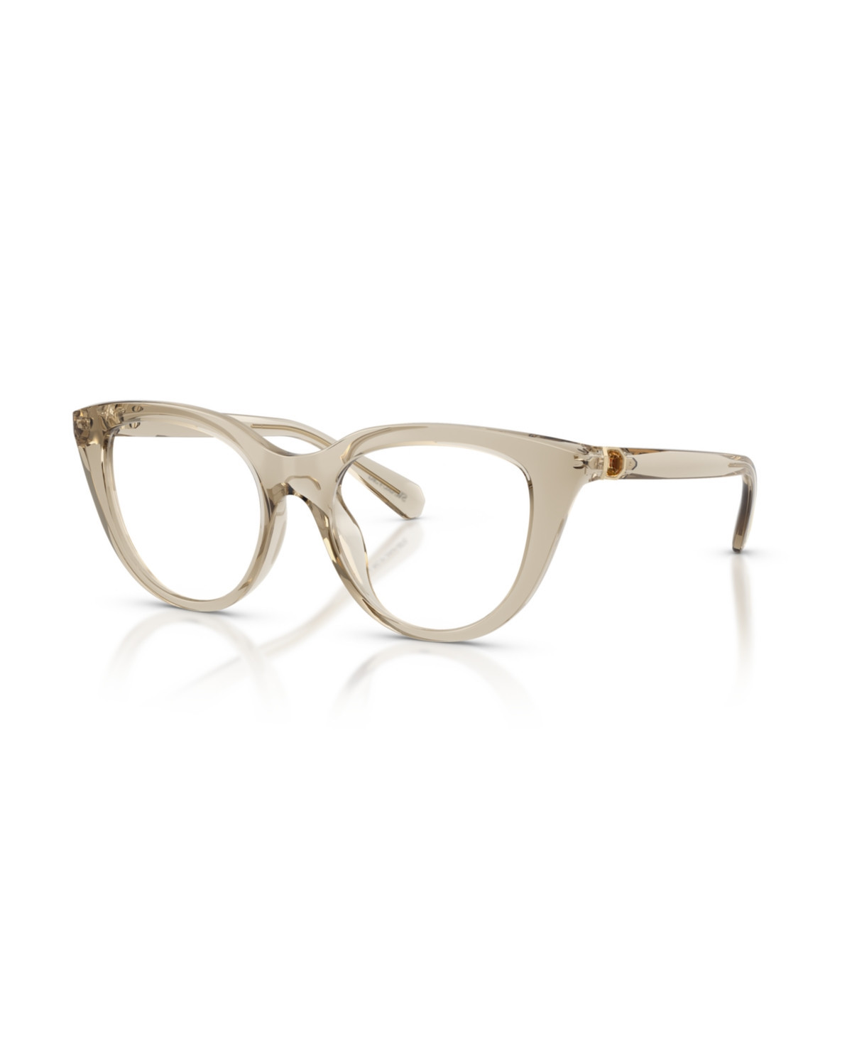Swarovski Women's Cat Eye Eyeglasses, SK2052 - Transparent Beige | Macy's